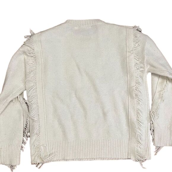 Bishop + Young Makenzie Fringe Pullover Sweater Oversized Size XS. Will fit S - Picture 5 of 5
